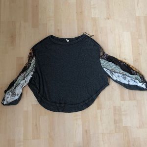 Free People Blossom Waffle Long Sleeve